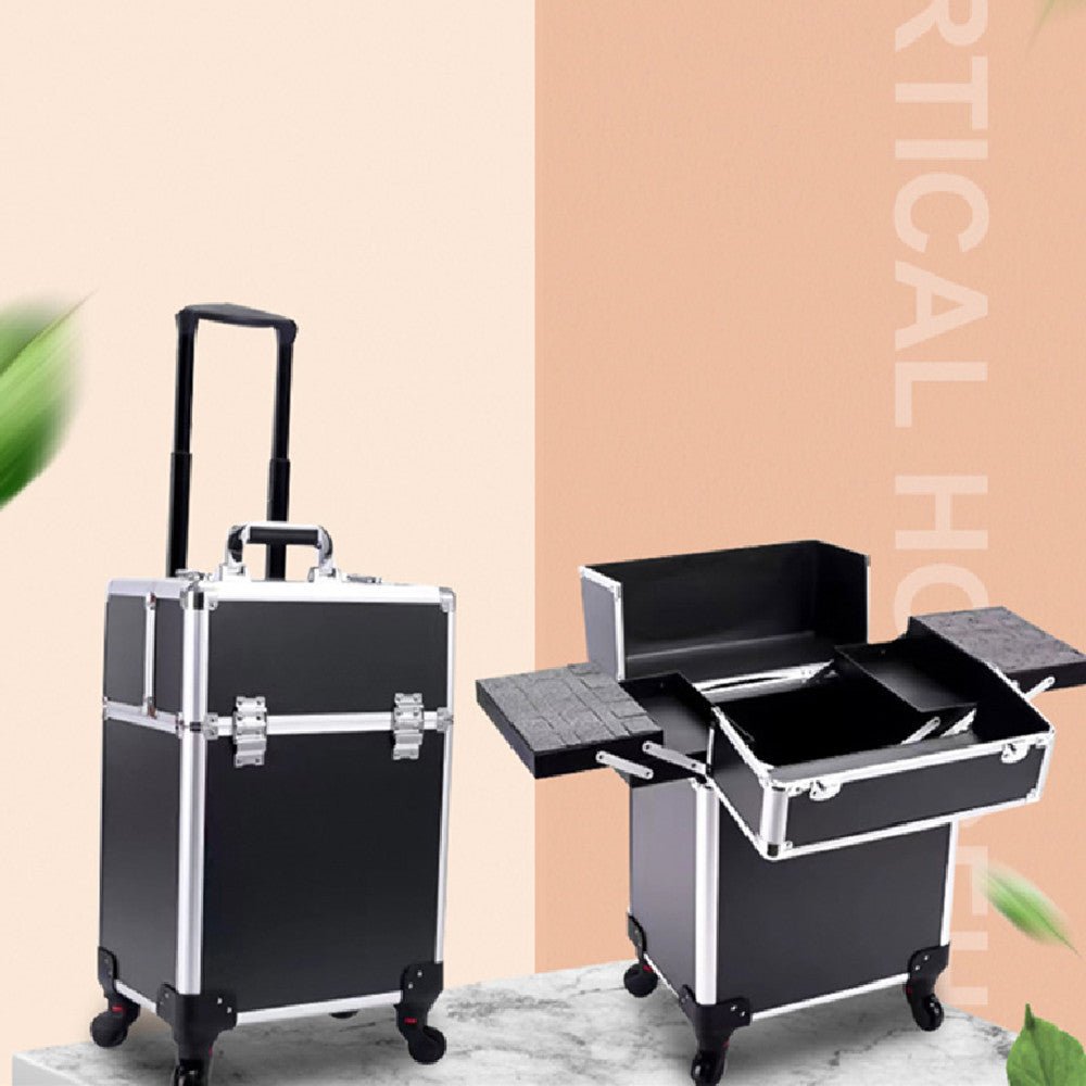 Large - capacity Make - up And Make - up Artist Trolley Storage Toolbox - Chic Cart