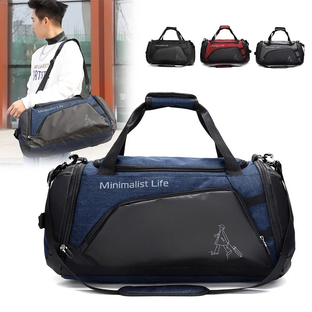 Waterproof Nylon Gym Bag for Sports & Travel - Chic Cart