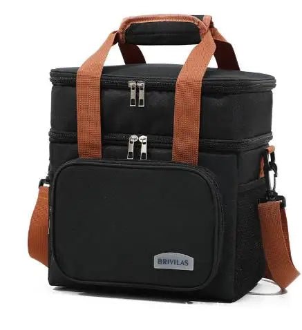 European And American Fashion Can Cross Body Thickened Lunch Insulation Bag With Large Capacity Business Lunch Bag - Chic Cart