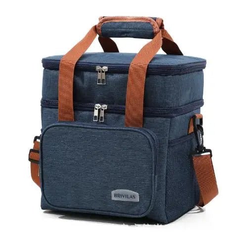 European And American Fashion Can Cross Body Thickened Lunch Insulation Bag With Large Capacity Business Lunch Bag - Chic Cart