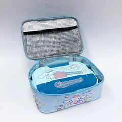 2024 Autumn/Winter New Student Super Insulated Large Capacity Lunch Box Bag Cute Anime Cartoon Surrounding Exquisite Bento Bag - Chic Cart