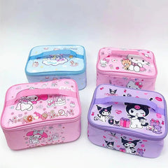 2024 Autumn/Winter New Student Super Insulated Large Capacity Lunch Box Bag Cute Anime Cartoon Surrounding Exquisite Bento Bag - Chic Cart