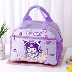 Cinnamoroll & Kuromi Insulated Lunch Bag With Side Pocket, Hello Kitty Widened Aluminum Foil Material Waterproof Bento Bag - Chic Cart