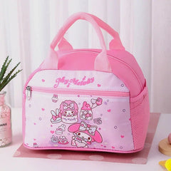 Cinnamoroll & Kuromi Insulated Lunch Bag With Side Pocket, Hello Kitty Widened Aluminum Foil Material Waterproof Bento Bag - Chic Cart