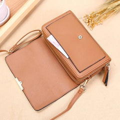Women's Wallet Korean Handbag Multi Card Large Capacity Casual Shoulder Bag Mobile Phone Packet Fashion New Style - Chic Cart