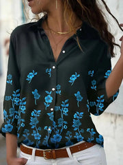 Elegant Loose Shirt Women Casual Women Shirts Temperament Long Sleeve Women Shirts - Chic Cart
