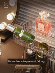 Accessible Luxury Bathroom Shelf Washing Table Cosmetics Storage Box Desktop Toilet Skincare Storage Shelf - Chic Cart