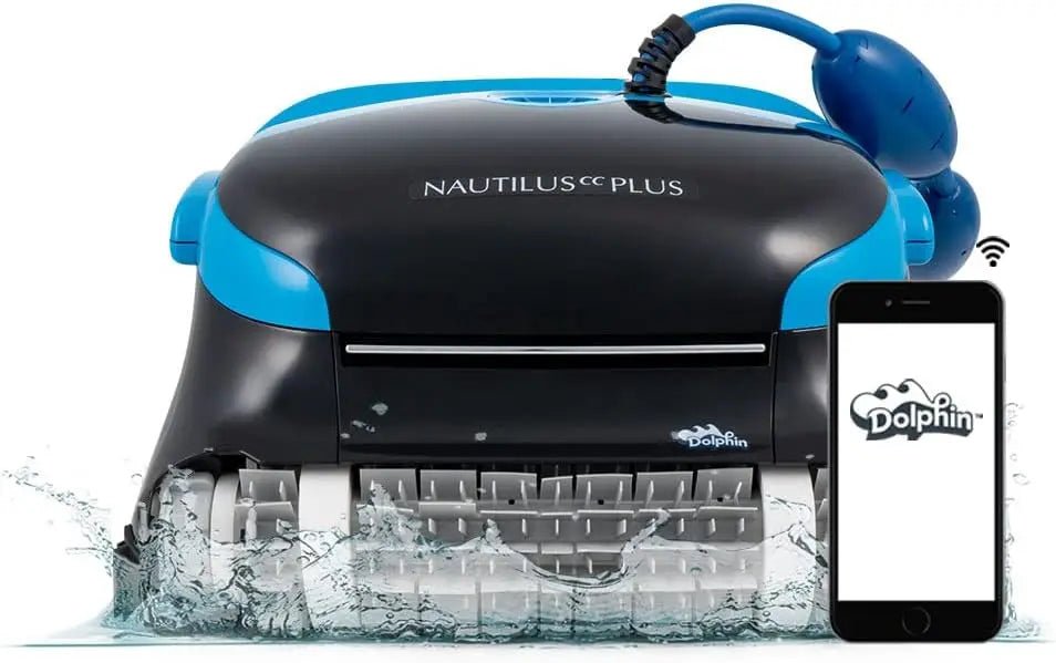 Nautilus CC Plus Wi - Fi Robotic Pool Vacuum Cleaner up to 50 FT - Wall Climbing - Chic Cart