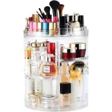 Rotate Cosmetics Storage Box Desktop Dresser Fancy Skincare Shelves Lipstick Perfume Storage Tray