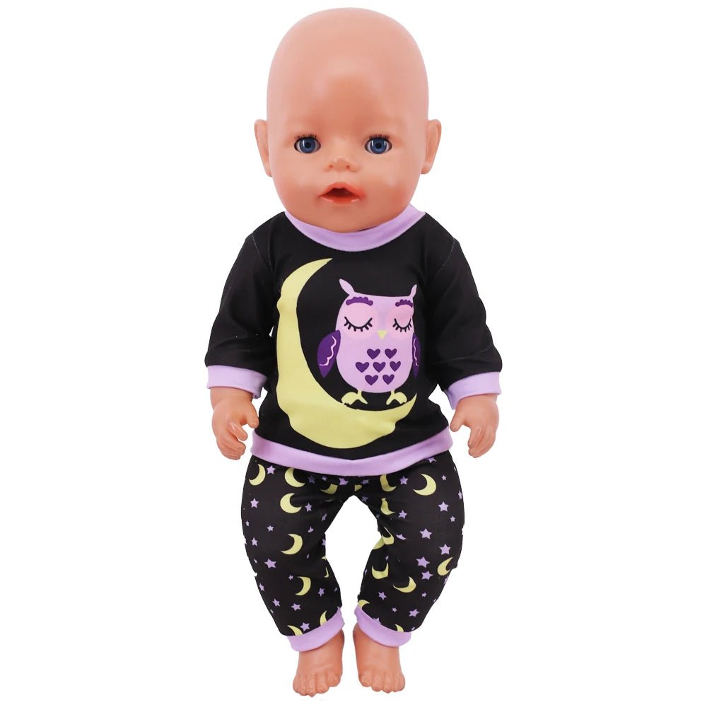 2 Pcs/Set=Shirts + Pants Doll Clothes Accessories For Born Baby 43cm Items & 18 Inch American Doll Girl's Toys & Our Generation - Chic Cart